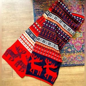 Moose print scarf